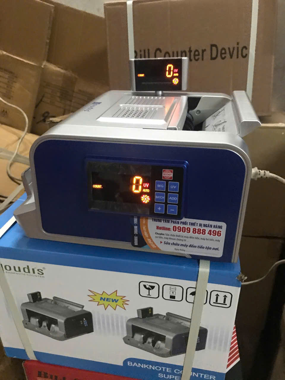 Máy đếm tiền chính hãng giá rẻ tại Bạc Liêu - Nơi bán cam kết hàng chính hãng